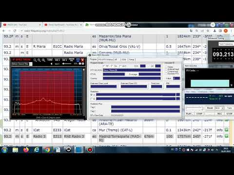 FM DX Es - 070621 1411UTC - 93.2 RNE Radio 3 (E) Madrid/Torrespaña (MAD-M) 100kW 1757km