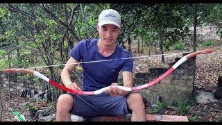 Cách làm cung mông cổ bằng sợi thủy tinh 😜 ( Mongolian bow )