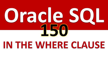 SQL for Beginners   150   SUBQUERY   IN THE WHERE CLAUSE
