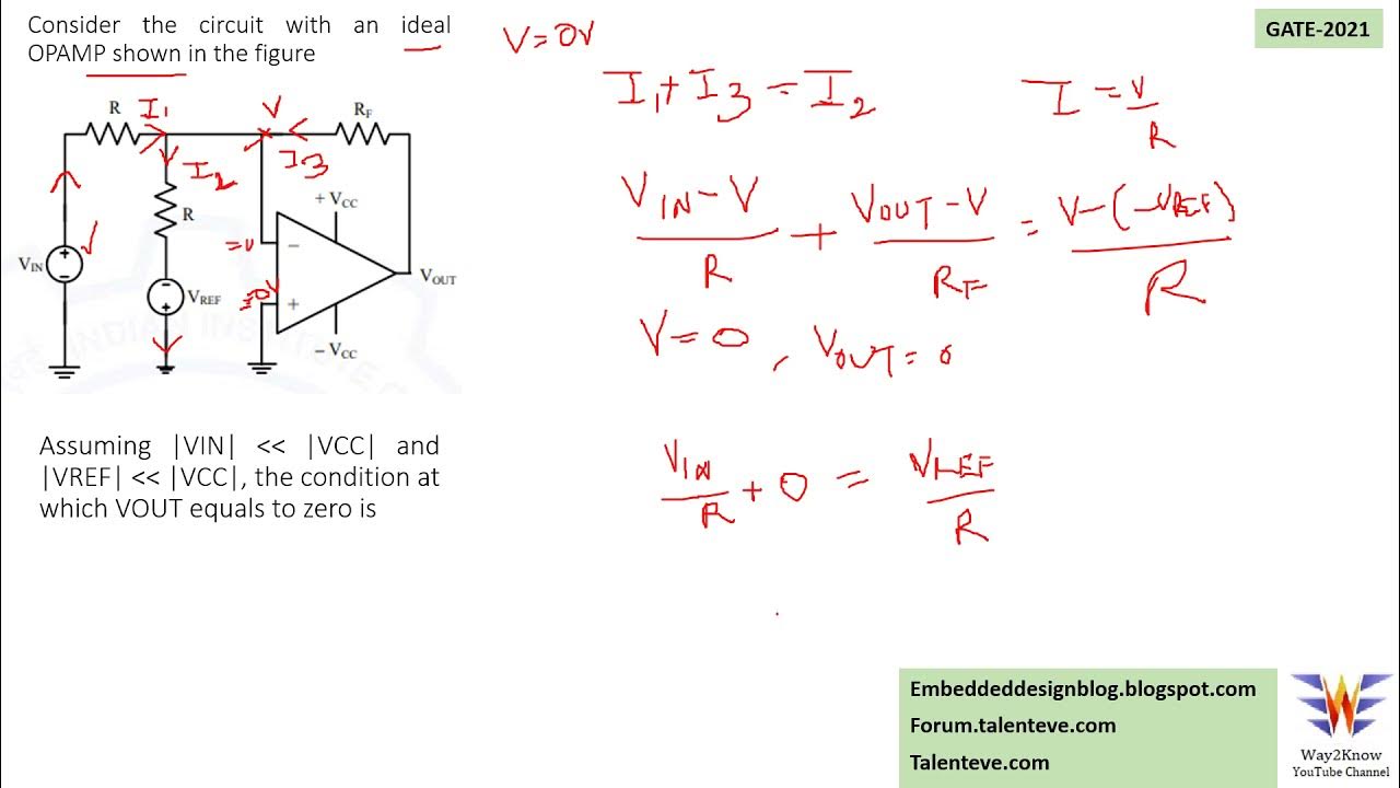Electronics gate questions ece gate questions analog circuits