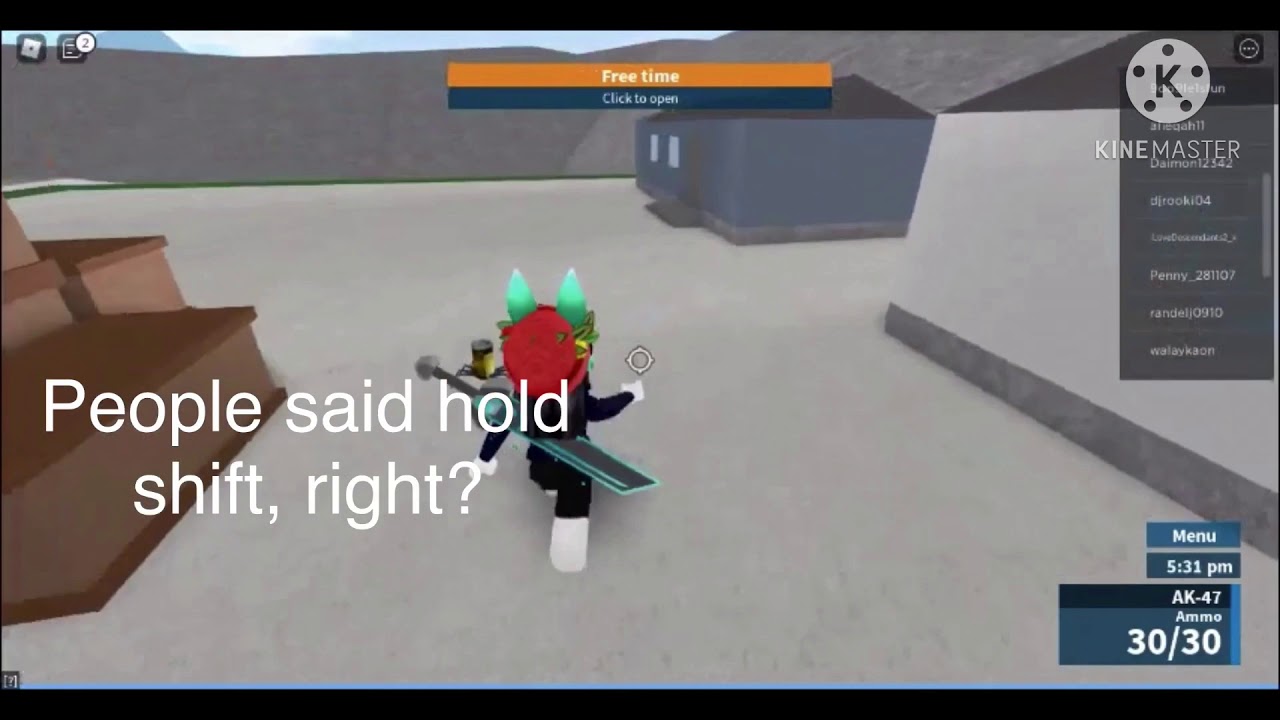 How to sprint in Prison Life pc! - YouTube