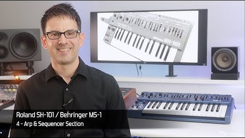 Roland SH-101 & Behringer MS-1 /  Part 4 /  Arp & Sequencer Section