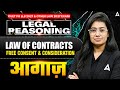 LAW OF CONTRACT (FREE CONSENT & CONSIDERATION) | Legal Reasoning for CUET PG LLB & MHCET Law 2027