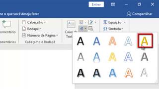 Como inserir WordArt no Word