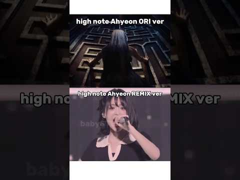 High Note Ahyeon ORI VS REMIX Ver Babymonster Ahyeon Song Sheesh Batterup