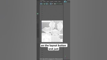 Quick UVs organization with layout in Maya #art #3d #3dart #3dmodeling #maya