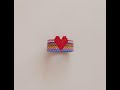 DIY-TAKI TASARIM PEYOTE YÜZÜK YAPIMI/PEYOTE HEART RING