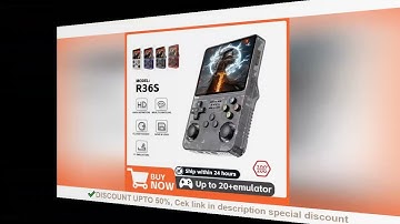 Open Source R36S Retro Handheld Video Game Console Linux System 3.5Inch IPS Screen Mini Portable Poc