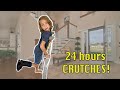 24 hrs on CRUTCHES! Last to drop the CRUTCHES pt.2