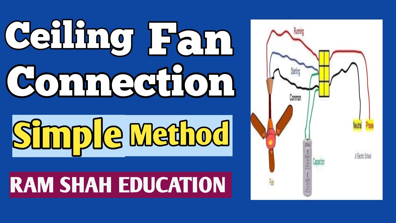 Fan Connection Diagram || Fan Diagram || part-1| Fan जोड्ने सजिलो तरिका ...