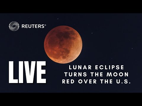 LIVE: Lunar eclipse turns the moon red over the U.S. - Reuters - Tranquility 國際社群