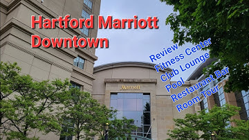Hartford Marriott Downtown - Connecticut Convention Center Review and Room Tour #connecticut #ct