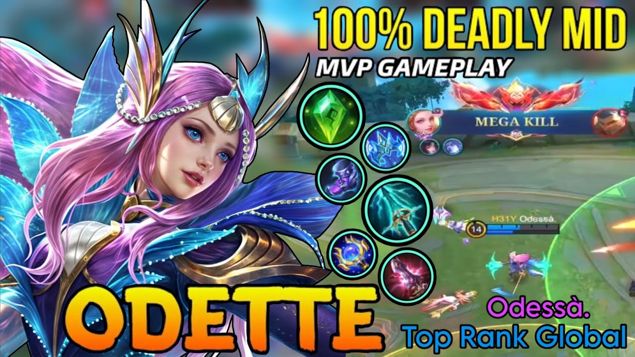 100% смертоносная Одетта на средней линии, мощный взрывной ультимейт - Лучшая Одетта в мире от Od...