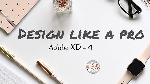 How to design a Login page in 5 minutes | adobe xd tutorial | Tamil hacks