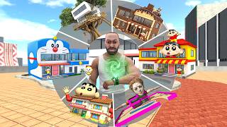 Franklin Get Magical House Watch again in Indian Bike Driving 3D screenshot 5