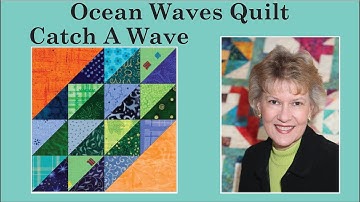 Ocean Waves Quilt My Catch A Wave Version Of This Classic Quilt