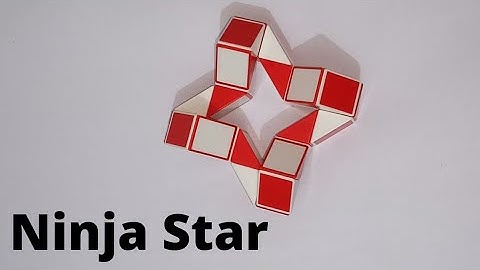 Make a Ninja Star with Snake Cube