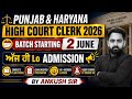 Punjab &amp; Haryana High Court Clerk 2026 Batch | Starting 2 June | By Ankush Kumar