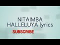 FANUEL SEDEKIA LYRICS NITAIMBA HALLELUYA Jessenaps6728JESSE NAPS 