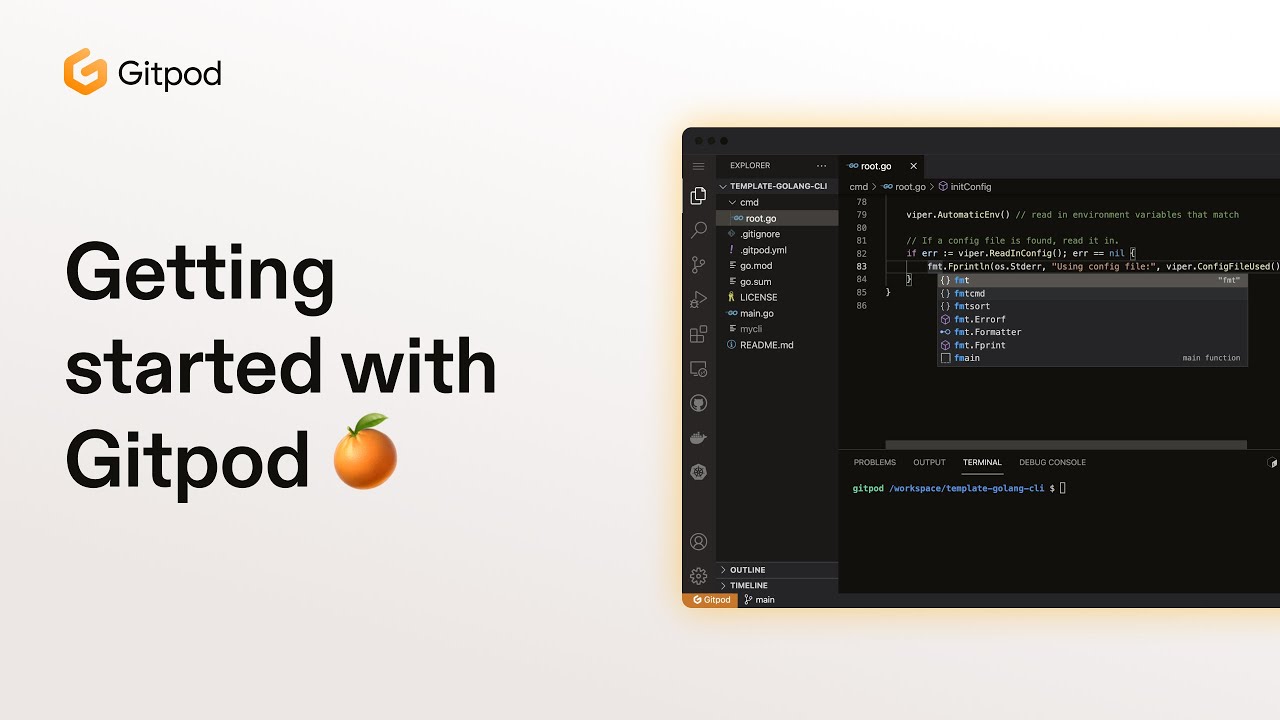 Play: Getting started with Gitpod 🍊