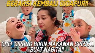 Download Lagu SO FUNNY! CHEF CIPUNG MAKES A BURGER FOR THE FIRST TIME, NAGITA'S KITCHEN IS A MESS??!! NAGITA CA... MP3