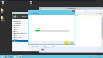 How to share printer in windows server 2012