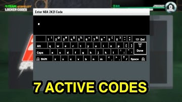 ALL 7 ACTIVE LOCKER CODES IN NBA 2K21 MY TEAM | ACTIVE LOCKER CODES