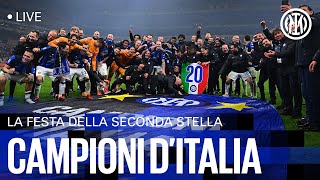 CAMPIONI D'ITALIA 🇮🇹⭐⭐ | LA FESTA DEL 20° SCUDETTO LIVE su Inter TV 🔴 📺⚫🔵 image