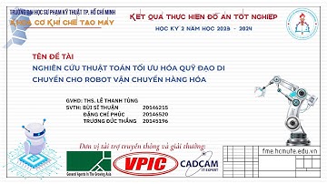 CDT50   NGHIÊN CỨU BÀI TOÁN HOẠCH ĐỊNH QUỸ ĐẠO CHO MOBILE ROBOT