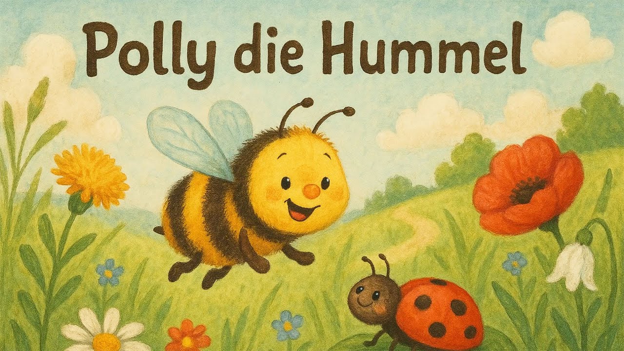 Polly die Hummel 🐝🌸 – Fröhliches Kinderlied über eine mutige Hummel