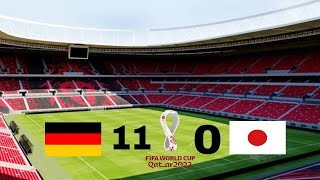 Germany VS Japan. FIFA World Cup Qatar 22. Match Highlights