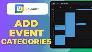 How To Add Event Categories On Google Calendar