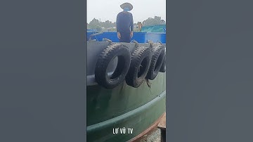 Sà lan vượt cống.barge crossing the culvert.Lư vũ vlog