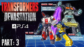 Transformers: Devastation - Gameplay Part 3 [PS4] 720p [HD]