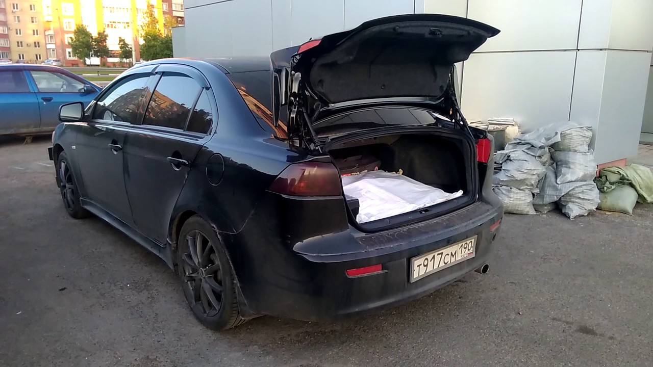 Пол багажника лансер 9