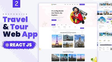 ✈️ React JS Tutorial - TRAVEL WEB APPLICATION | Download Full Source Code - PART 2