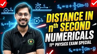 Distance in n^{th} Second | Class 11 Physics Numericals | Physics Short Tricks 🔥