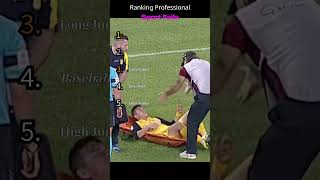 Ranking Professional Sport Fails! #sportsfails #funny #viral