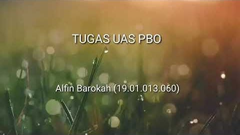 Pembuatan Aplikasi menggunakan bahasa pemrograman Java,( Tugas UAS PBO )