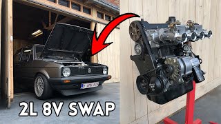 Golf Mk1 2.0L 8v Engine Swap - Pt.3: Swap Complete!