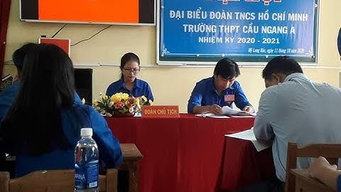 TỔNG KẾT CÔNG TÁC ĐOÀN VÀ PHONG TRÀO THANH NIÊN NH 2020-2021. TRƯỜNG THPT CẦU NGANG A. TÓM TẮT BC.