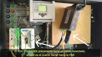 Conéctate al PLC Koyo Click desde tu HMI con Pass-Through | HMI Weintek cMT-FHDx