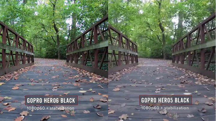 GoPro HERO6 Black vs HERO5 Black Stabilization / Shadows at 1080p60
