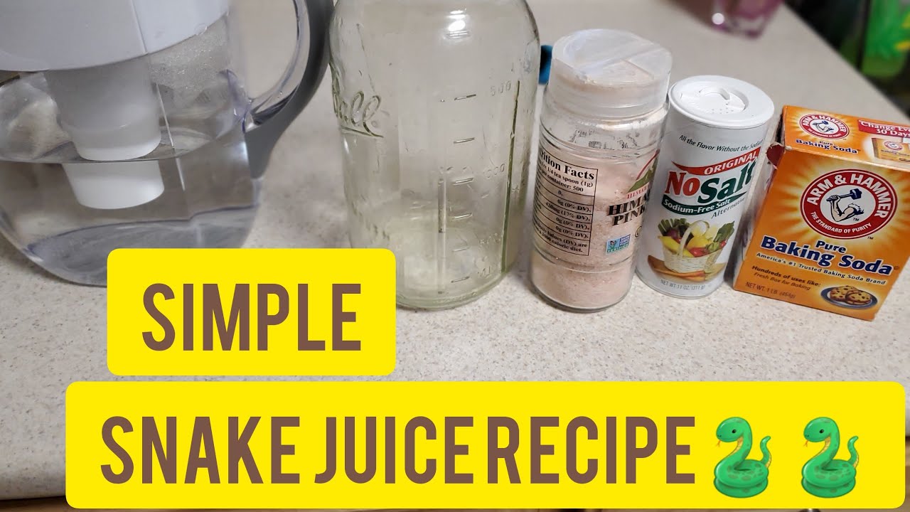 SIMPLE SNAKE JUICE🐍 RECIPE YouTube