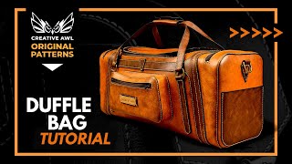 How to make LEATHER TRAVEL BAG