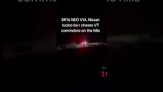 Nissan lucino chases VT commdore#carcommunity#carculture#automobile#cars#holdencommodore#nissan
