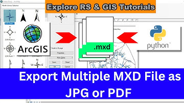 How To Export Multiple MXD File as JPG or PDF Format Using Python in ArcMap