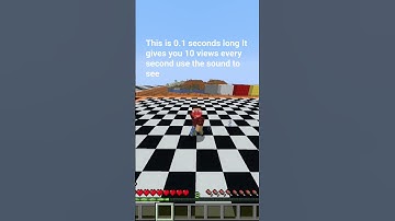 This is 0.1 seconds long It gives you 10 views every second use the sound to see#trending#minecraft