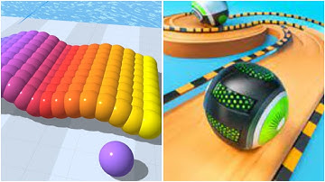 Canvas Run vs Going Balls | Android iOS Mobile Gameplay Walkthrough