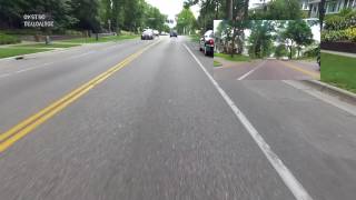 illegal pass + unsignaled pass + crossing center line in an intersection